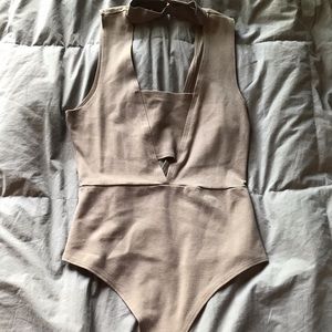 Brown bodysuit